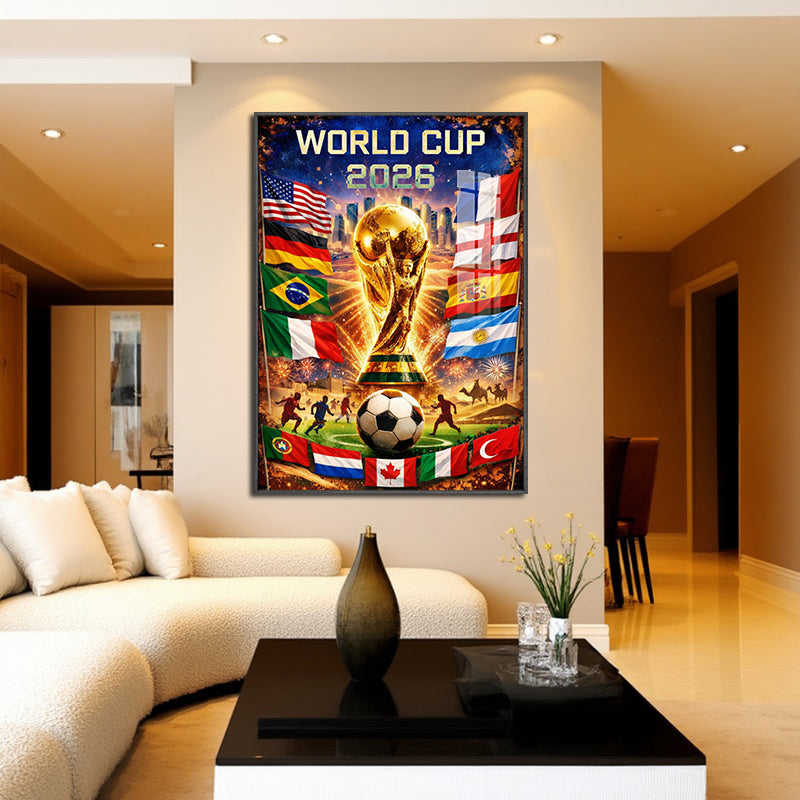 2026 Mexico World Cup Ronaldo Messi Decorative Painting Football Stars