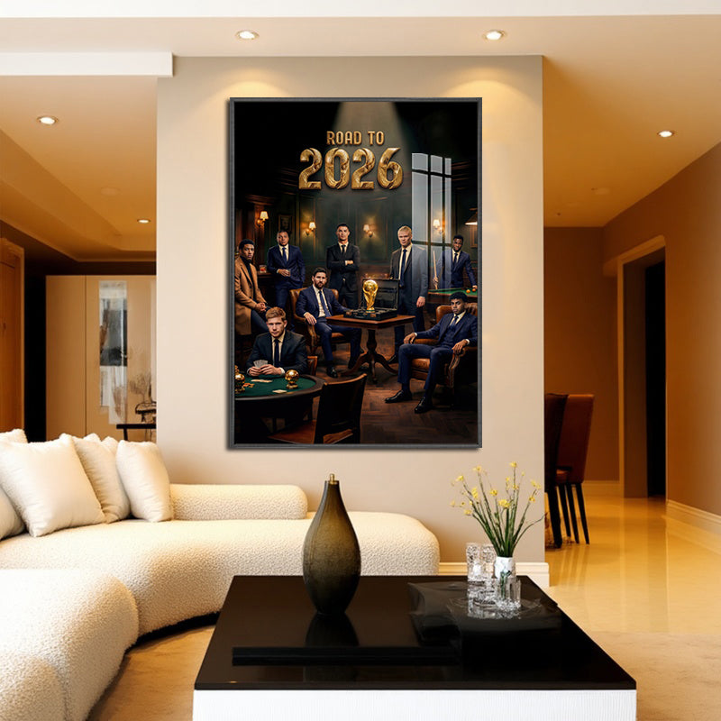 2026 Mexico World Cup Ronaldo Messi Decorative Painting Football Stars